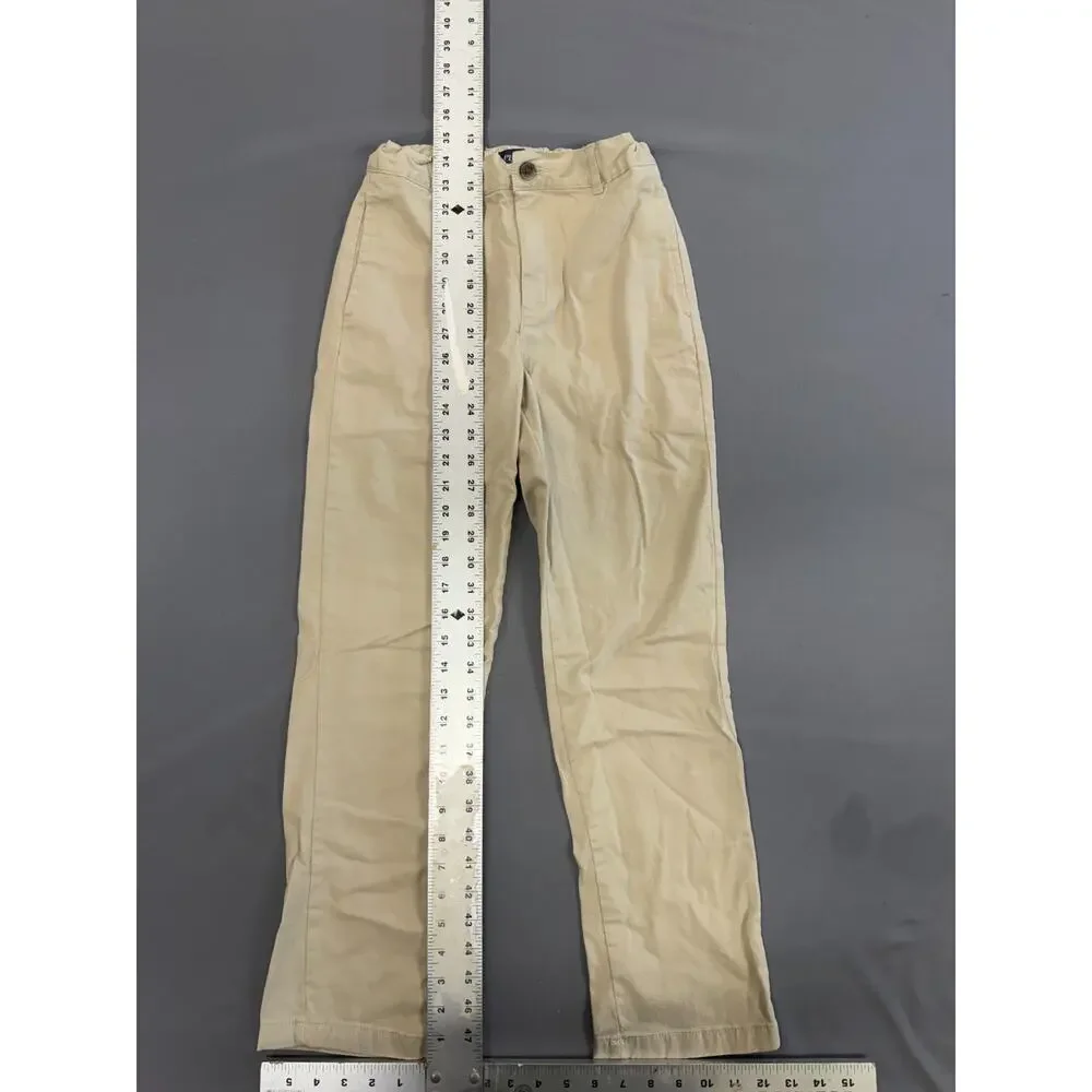 The Children's Place Boys 12 Khaki Pants adjustable Regular Fit School Uniform